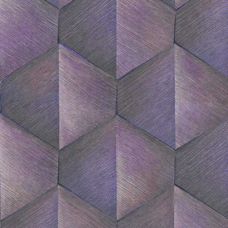 Fashion for Walls 4 Prisma design geometriai mintás lila tapéta - Image 3