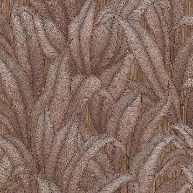 Fashion for Walls 4 Sansibar design levél mintás barna, bronz tapéta - Image 4