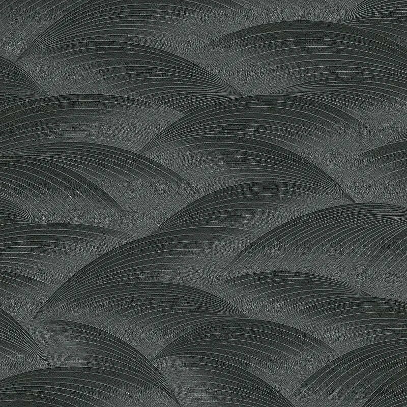 Fashion for Walls 4 sparkling sea design hullám mintás fekete tapéta - Image 2