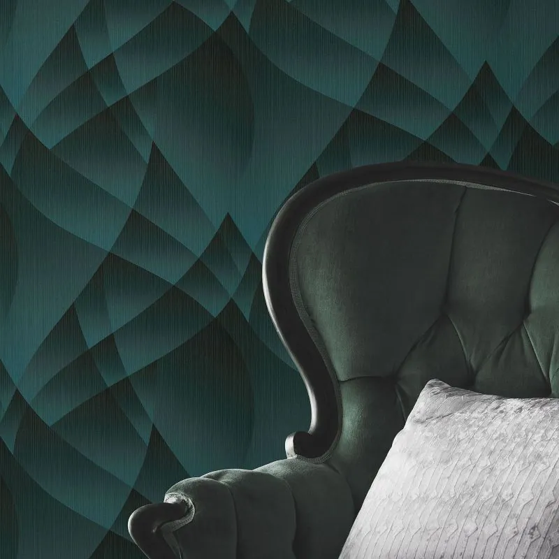 Fashion for Walls 4 lumina design geometriai mintás zöld tapéta - Image 2