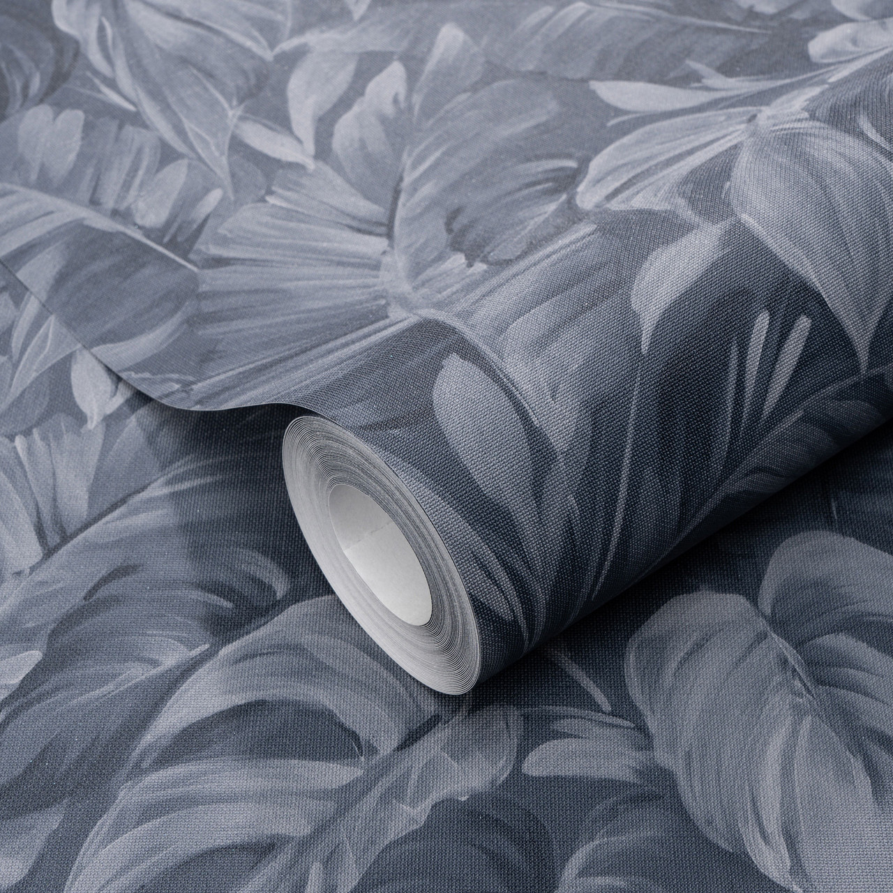 Play of light antracit színű design tapéta egzotikus virág mintával - Image 3