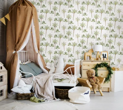 Kids Walls 45882 Ifjusagi zold dzsungel mintas gyerek tapeta szobabelso - Tapéta webáruház - https://webtapeta.eu