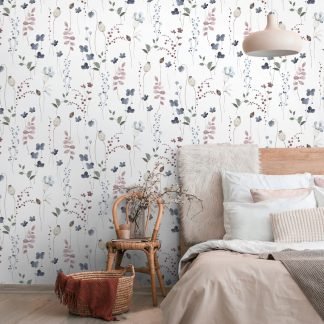 Letisztult virágos vintage dekor tapéta többféle színben 88965 Marburg Fresh Up