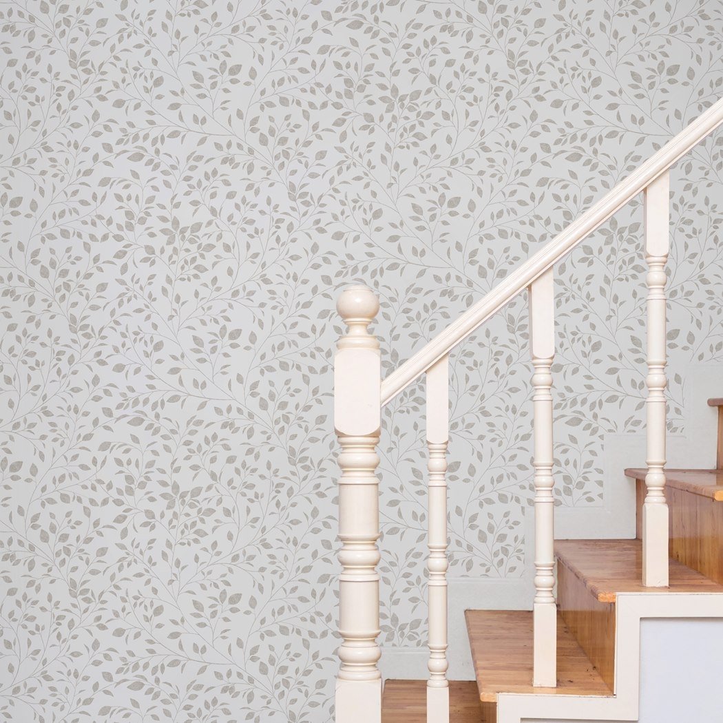 Szurkes leveles design tapeta 88948 - Szürkés leveles design tapéta 88948 - Szürkés leveles design tapéta 88948